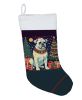 White Boxer Christmas Christmas Stocking Fireplace Hanging Stockings Christmas Season Party Decor Family Holiday Decorations