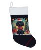 Black Toy Poodle Christmas Christmas Stocking Fireplace Hanging Stockings Christmas Season Party Decor Family Holiday Decorations