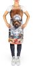 Wirehaired Pointing Griffon The Chef Apron Cooking Kitchen Server Baking Crafts Gardening for Adult Women Men, Unisex, Large, Multicolor