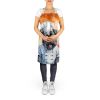 Bouvier des Flandres The Chef Apron Cooking Kitchen Server Baking Crafts Gardening for Adult Women Men, Unisex, Large, Multicolor